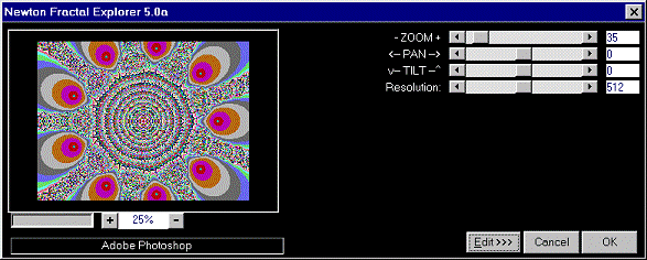 Newton Fractal Explorer 5.0a