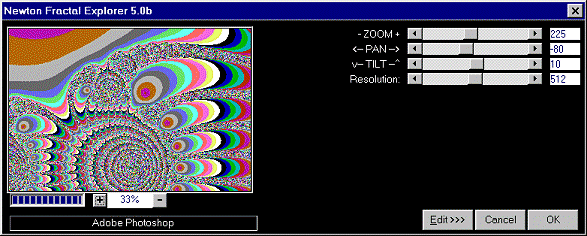 Newton Fractal Explorer 5.0b